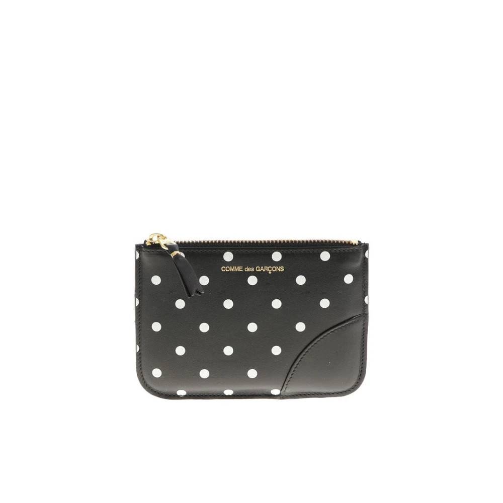 Comme des Garçons Small Pouch Polka Dot - Tasker - Dame - Sort - ONE SIZE - Uld