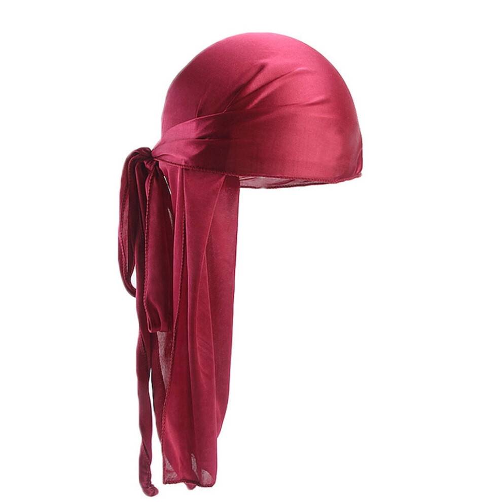 Polyester Durag Pandebånd med Lang Hale – One Size