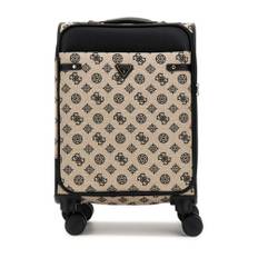 Guess, Resväska, Dam, ONE Size, Peony Logo Trolley med TSA-lås - black (ONE SIZE)