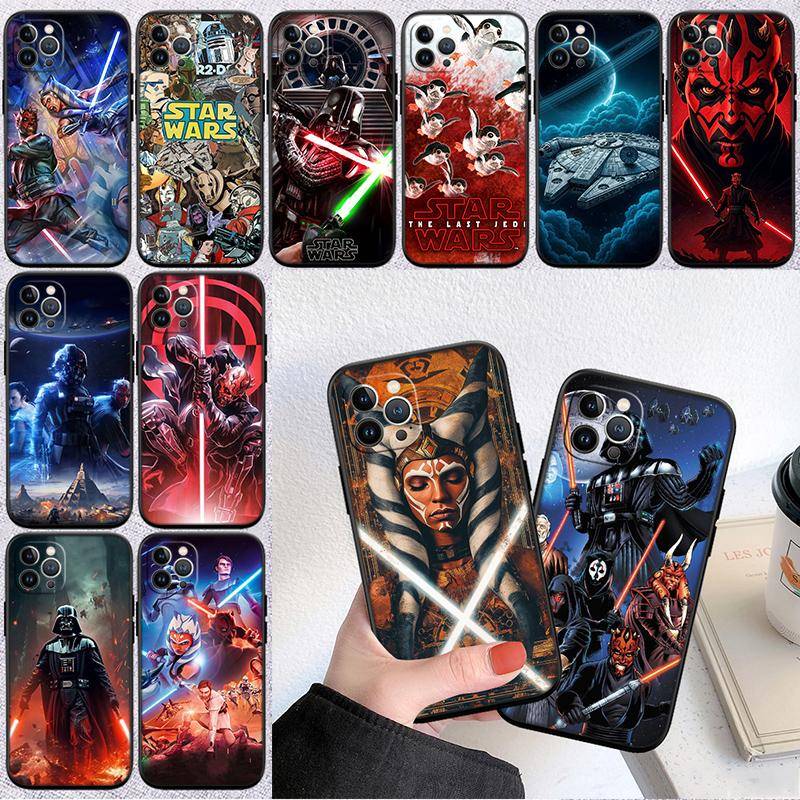 Star Wars-serien Ny Högkvalitativt Skal Telefonfodral för iPhone SE X XS XR 16E 17 11 Pro Max 8 7 6 6s Plus Air