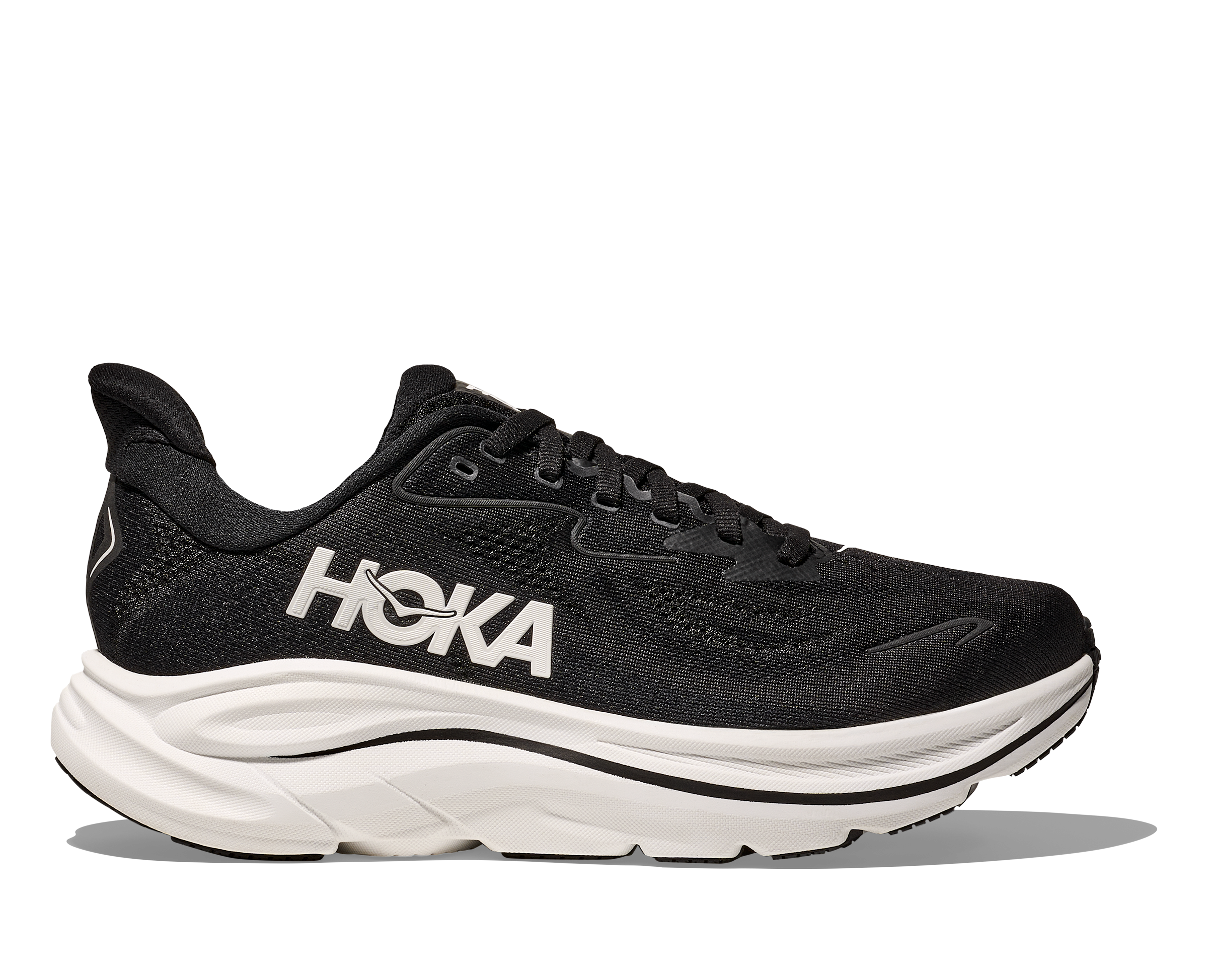 Hoka W Clifton 10 Wide Black / White - 41 1/3