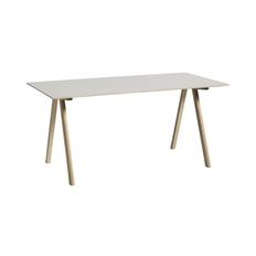 Copenhague Desk CPH10 - Soaped Oak/Off White Linoleum