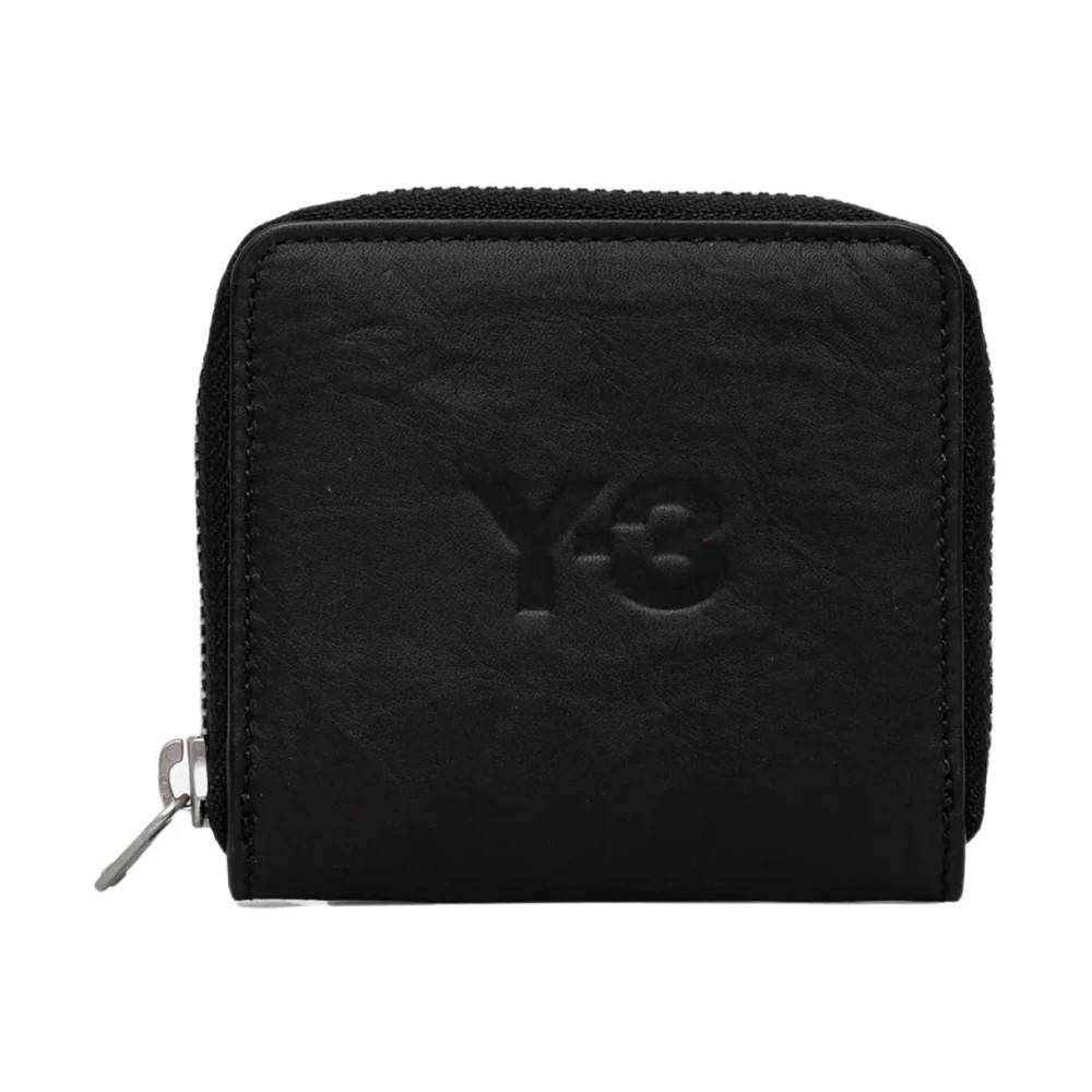 Y-3 Sort Revnet Læder Pung - Accessories - Herre - Sort - ONE SIZE - Læder