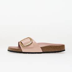 Sneakers Birkenstock Madrid Big Buckle Natural Leather Patent High-Shine Light Rose EUR 38
