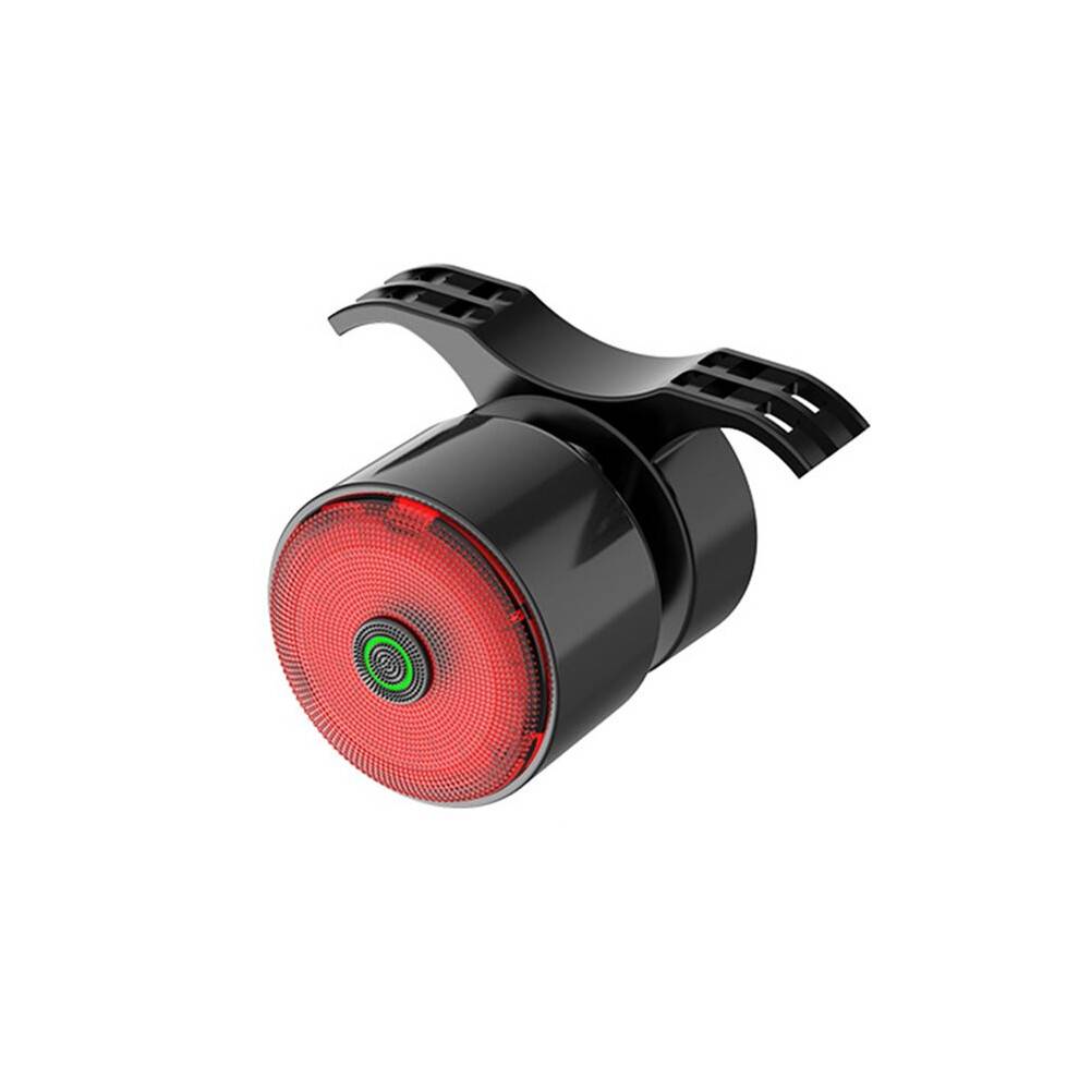 Brake Sensing Bicycle Tail Light, Type-C Rechargeable LED Safety Warning Lamp, Waterproof Cycling Accessories