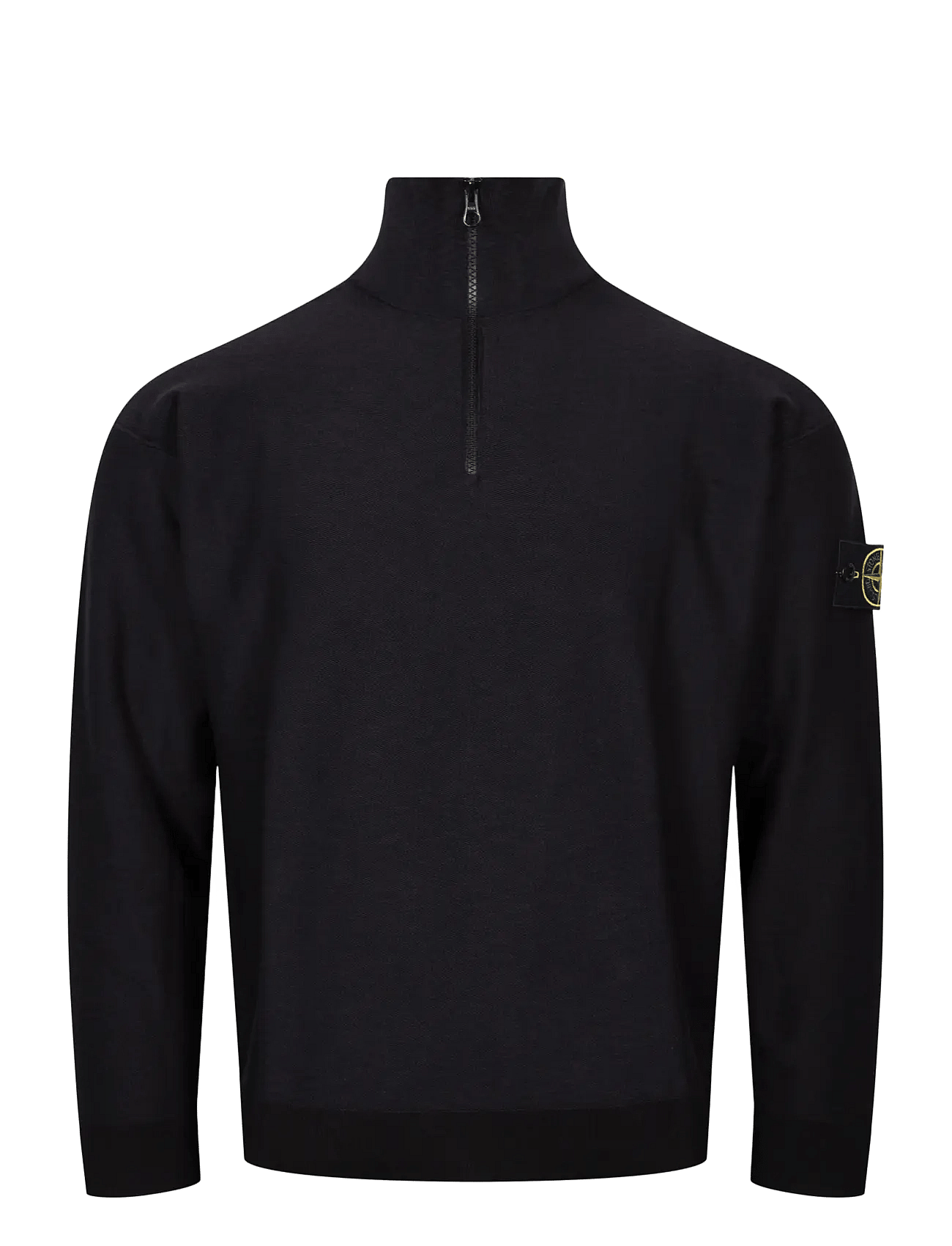 STONE ISLAND Half Zip Sweatshirt | Black | XL