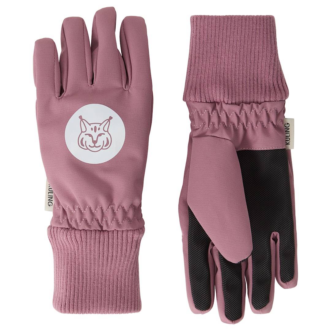 Kuling Mora Skalhandsker Dark Rose Dark Rose 8-10 Y Lyserød 8-10 år Piger