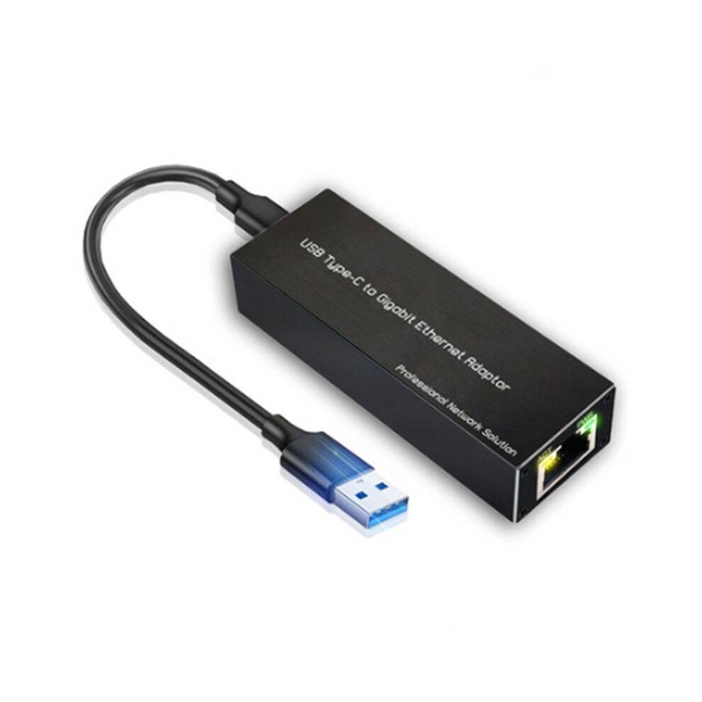 USB-C to RJ45 Gigabit Ethernet Adapter USB3.0 Type-C to 10/100/1000Mbps RJ45 Network Card