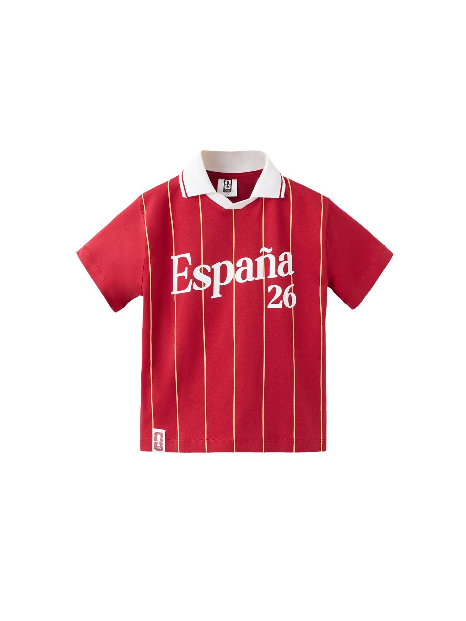 MANGO KIDS Shirts 'FIFAESB'  gul / carminrød / hvid