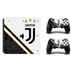 PS4 skin til konsol & controllere. Juventus logo. Sort/hvid