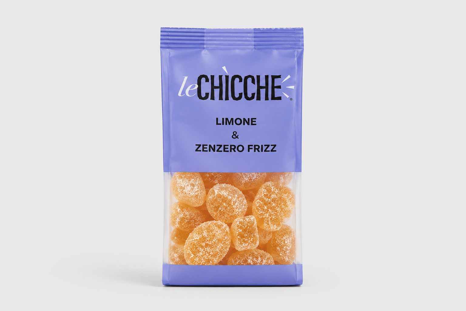 Lowin, Citron & Ingefær vingummi, 200 g..