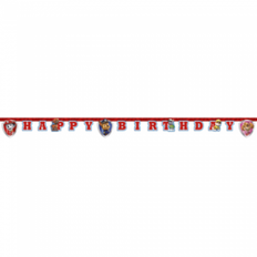 Banner Paw Patrol Happy Birthday 200 cm rødt