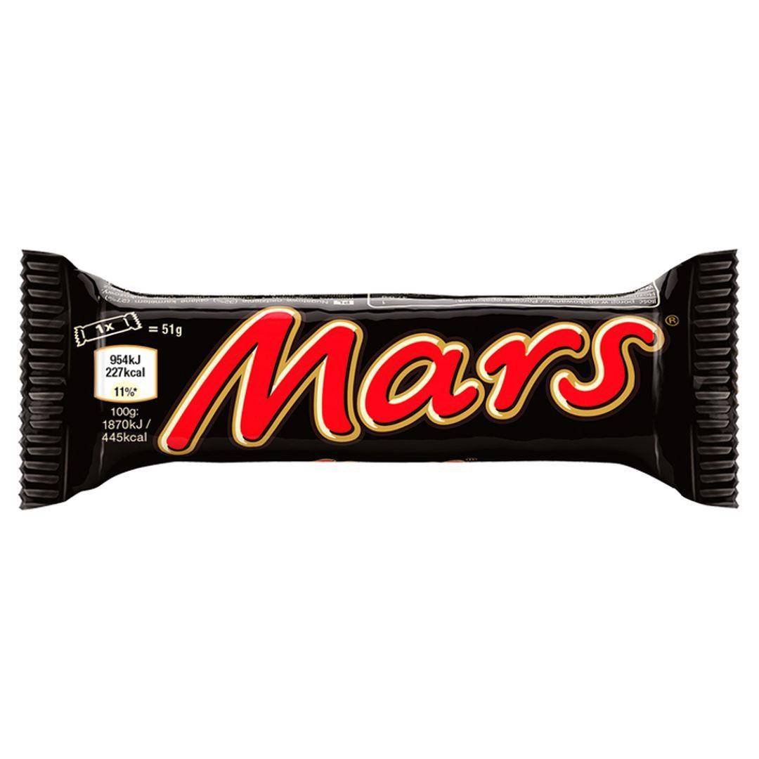 Mars Bar med nougatfyllning täckt med karamell och choklad 51 g