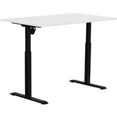 Sun-Flex II höj-/sänkbart bord, 140x80, vit/svart - Vit