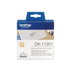 Brother DK-11201 - Schwarz auf Weiß - 29 x 90 mm 400 Etikett(en) (1 Rolle(n)