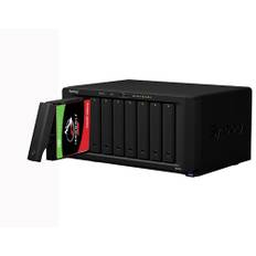 Synology DS1821+ 4GB NAS 64TB (8X 8TB) IronWolf, montiert und getestet mit SE DSM installiert, DS1821+/4G/3Y/64T-IW/ASSEMBLE