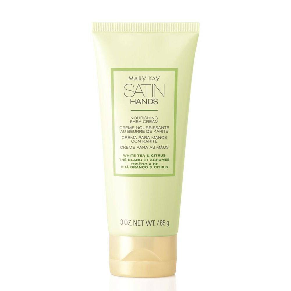 Mary Kay White Tea Citrus Satin Närande Sheasmör Handkräm 1 st beige