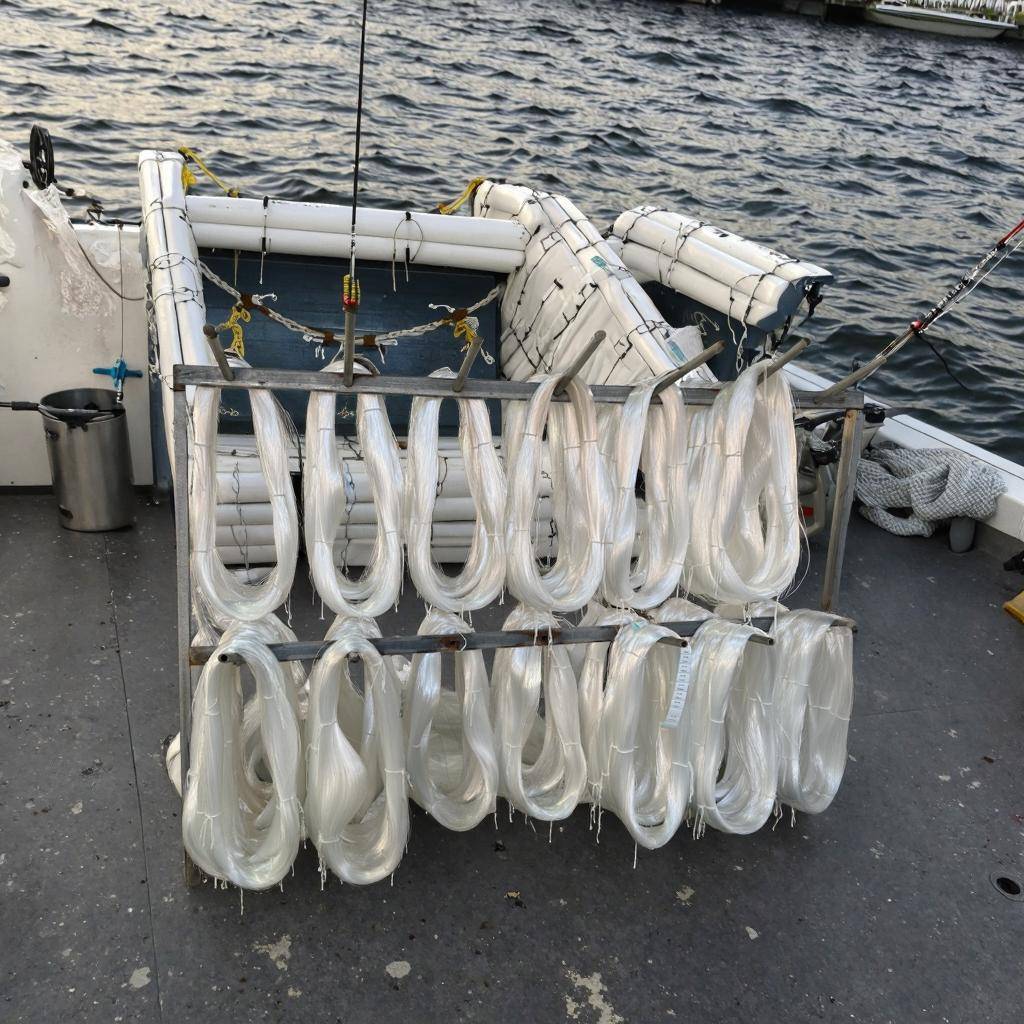 Högkvalitativ Flytande Monofilament Nylonfiskelina i Olika Storlekar för Floder Sjöar Bäckar & Hav