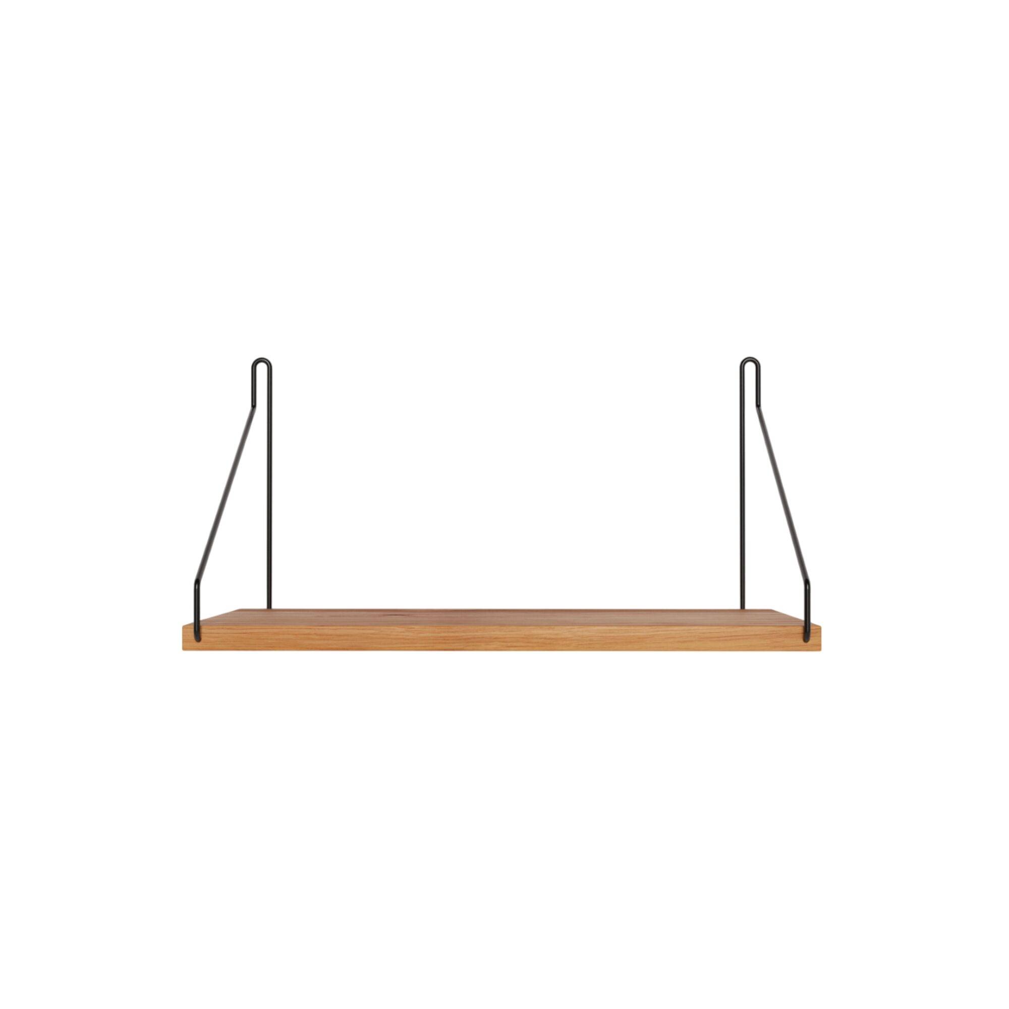 Enkelhylla 20x40 Ek/ Svart - Ek / Svart
