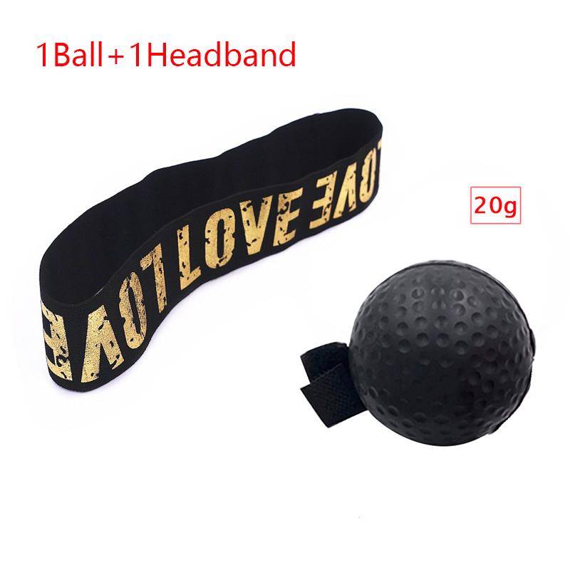 Boxning Reflexboll Hastighetskraft Sandsäck Fitness Sanda Förbättrar Reaktion Hand och Öga Smidighetsträning Pannband Gym Muay Thai