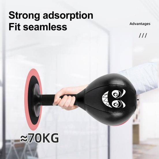 Bordsboxningssäck med sugkopp Heavy Duty Stress Relief Boxning Hastighetsboll Barn Vuxna Reaktionshastighetsträning Boxningssäck Hemmakontor Skrivbord
