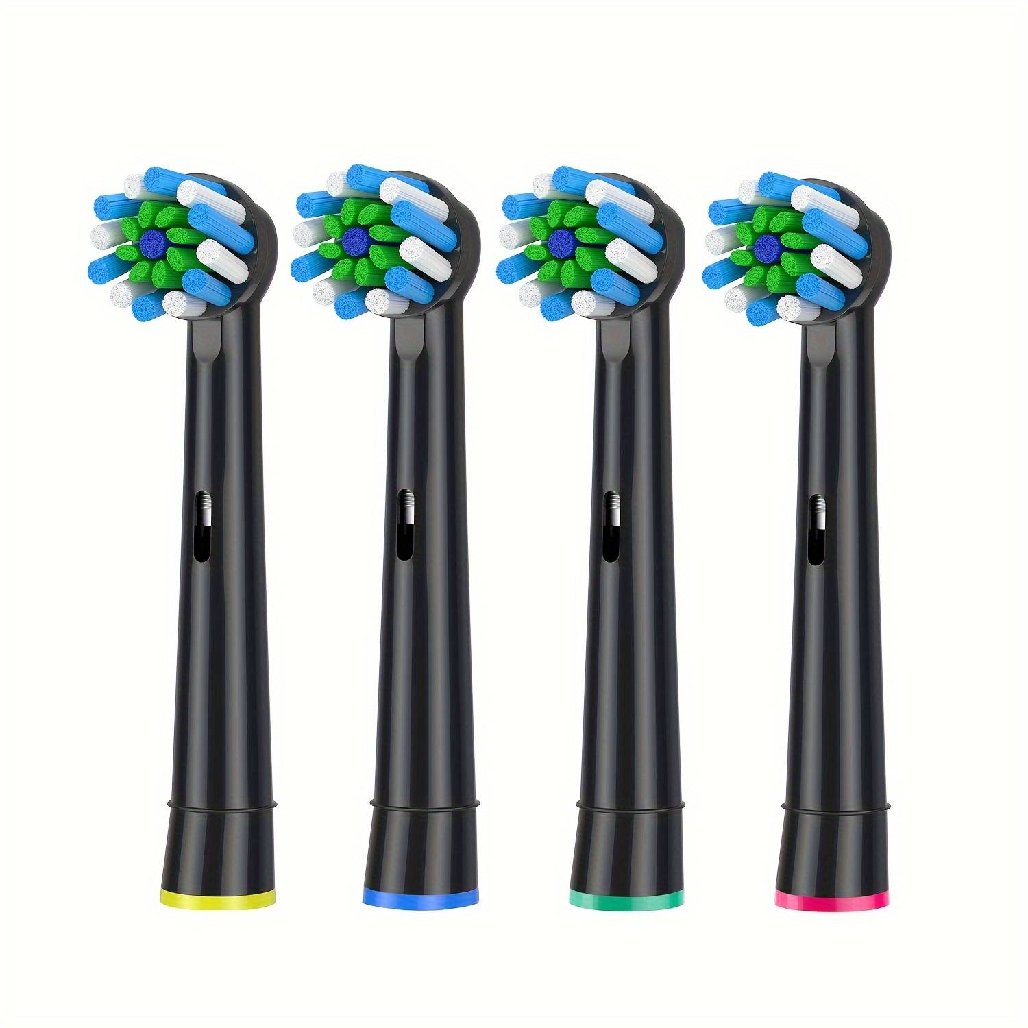 TEMU 4-pack/8-pack Compatible Replacement Toothbrush Heads, Technology, Ultrasonic Water Flow, Adult, No Battery, For 7000//9600/500/3000/8000 Series