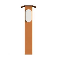 Charging station, for DEFA Power charger, made in corten steel 72614780-C
