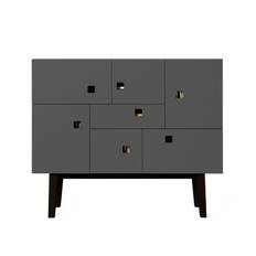 Zweed - Peep C1 Multi-purpose Cabinet Slate Grey/ - Svart