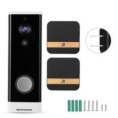 720P HD Wireless WIFI Doorbell Security Smart Video Doorbell Ir cUT Intercom(WIFI+2Dingdong )