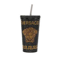Versace Home - Medusa strassprydd resemugg - unisex - aluminium - one size - Svart