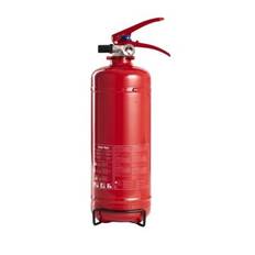 BRANDSLUKKER 2 KG STÅL RØD