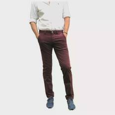Mason's, Byxor, Herr, S, Bomull, Slim Fit Sammet Bomulls Chino Byxor - red (S)