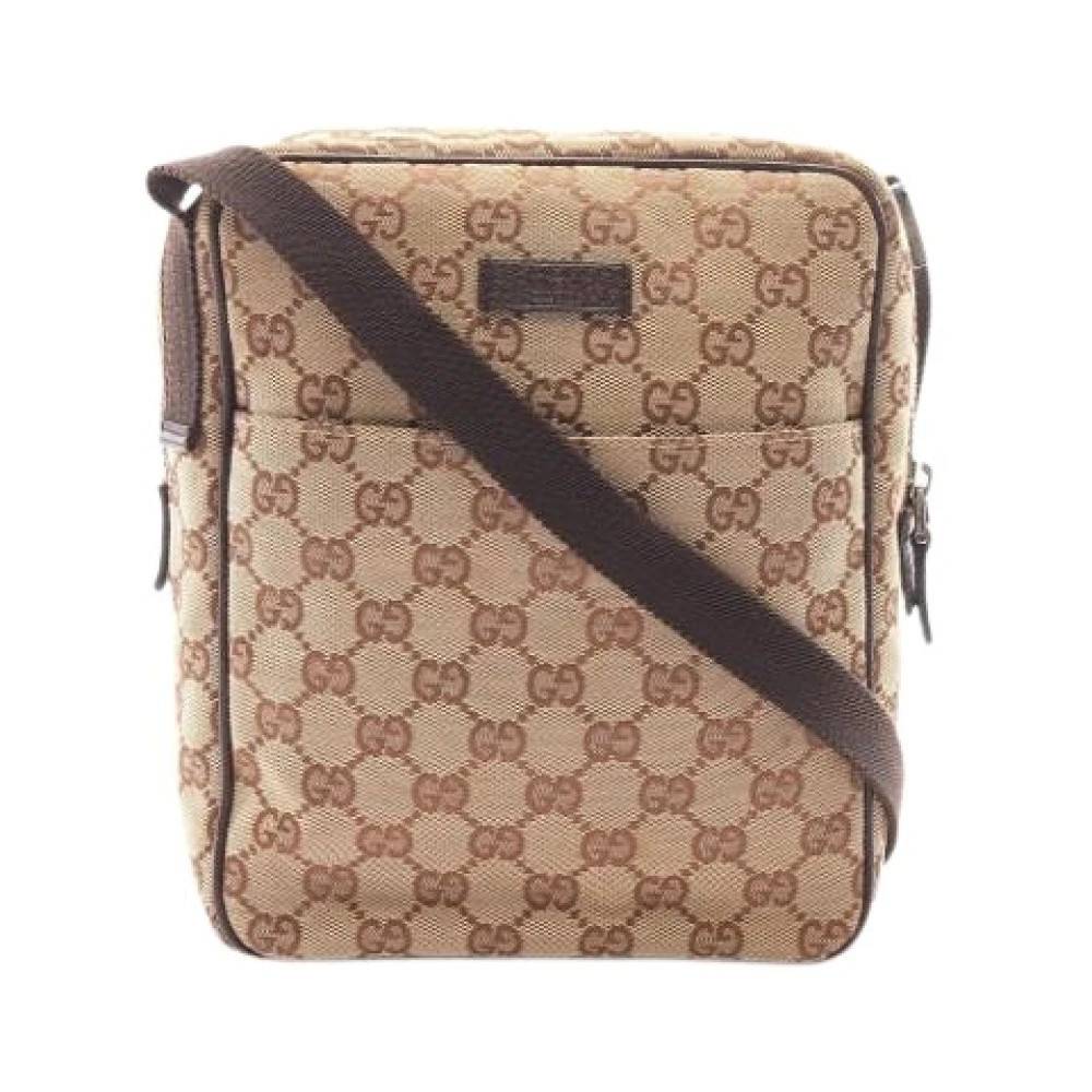 Gucci Vintage Pre-owned Vintage Skuldertaske - Vintage - unisex - Beige - ONE SIZE - Uld