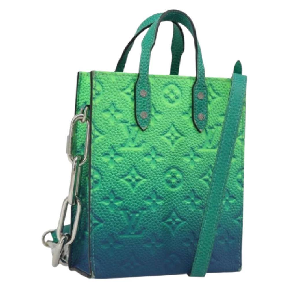 Louis Vuitton Vintage Pre-owned canvas tasker - Vintage - Dame - Blå - ONE SIZE -