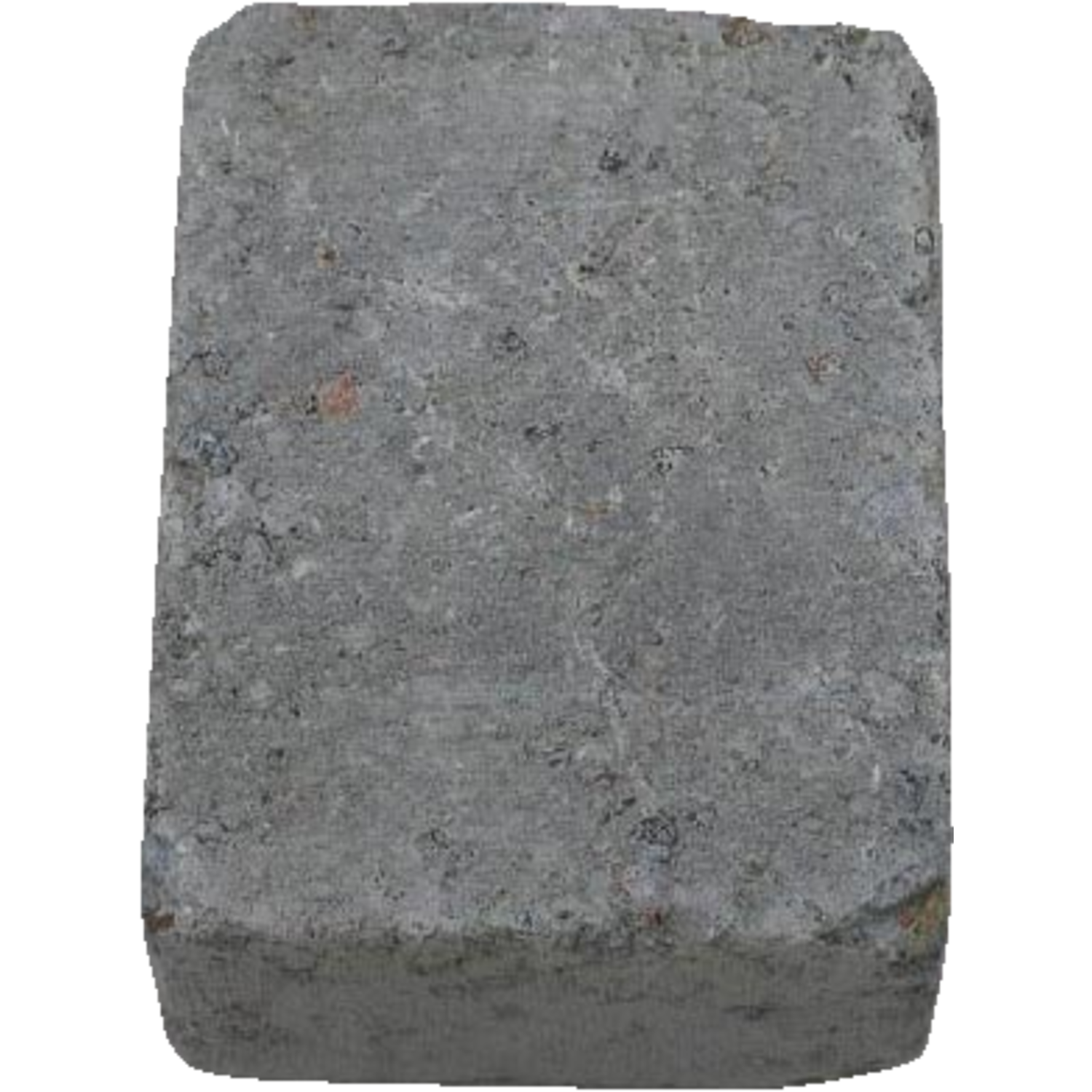 Herregårdssten med rumlet kant 1/2 sten grå 14x10,5x7 cm