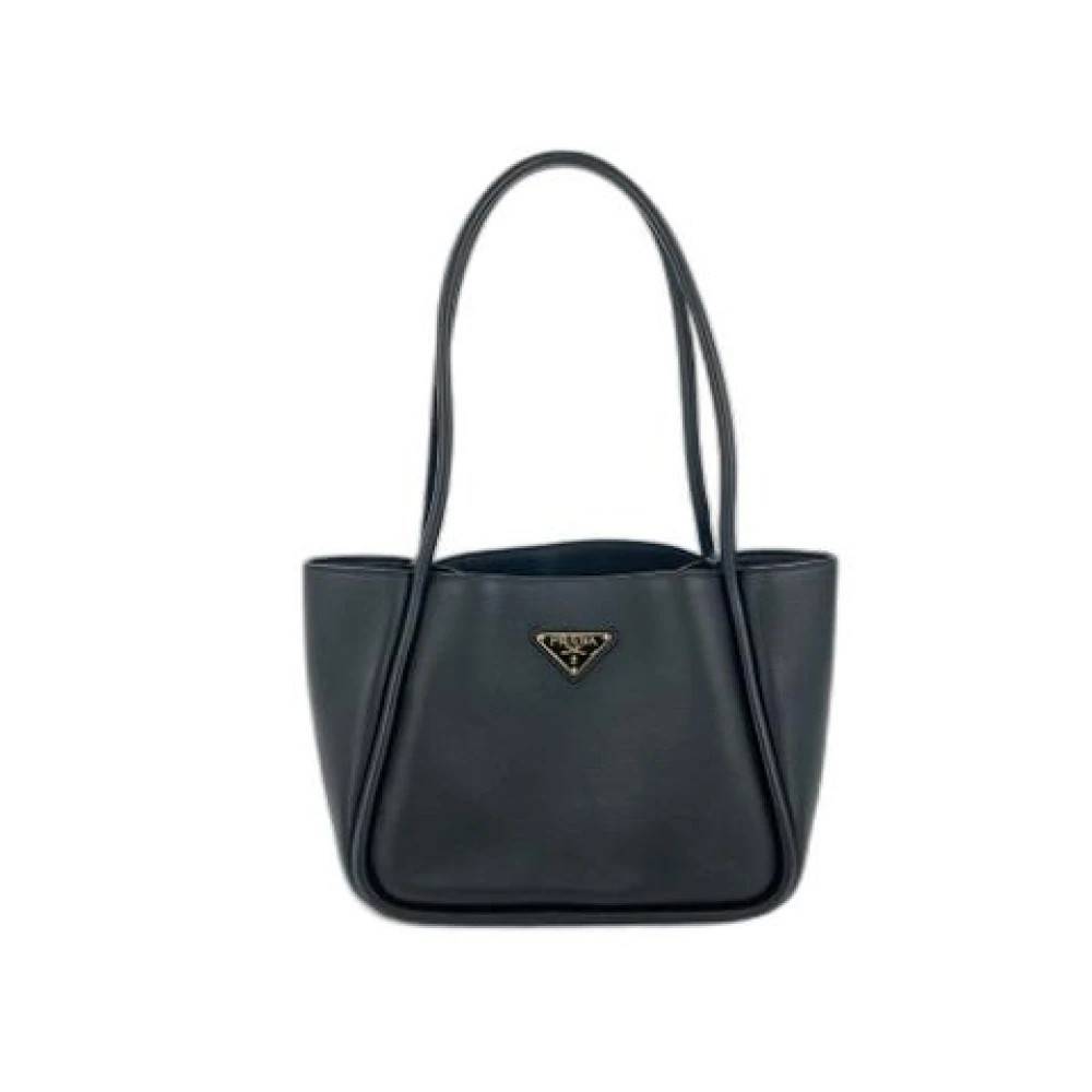 Prada Vintage Pre-owned Tote Bag - Vintage - Dame - Sort - ONE SIZE - Læder