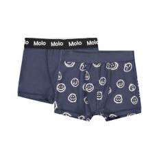 Molo GOTS Justin 2-pack Boxershorts Moods Blue | Blå | 110/116 cm
