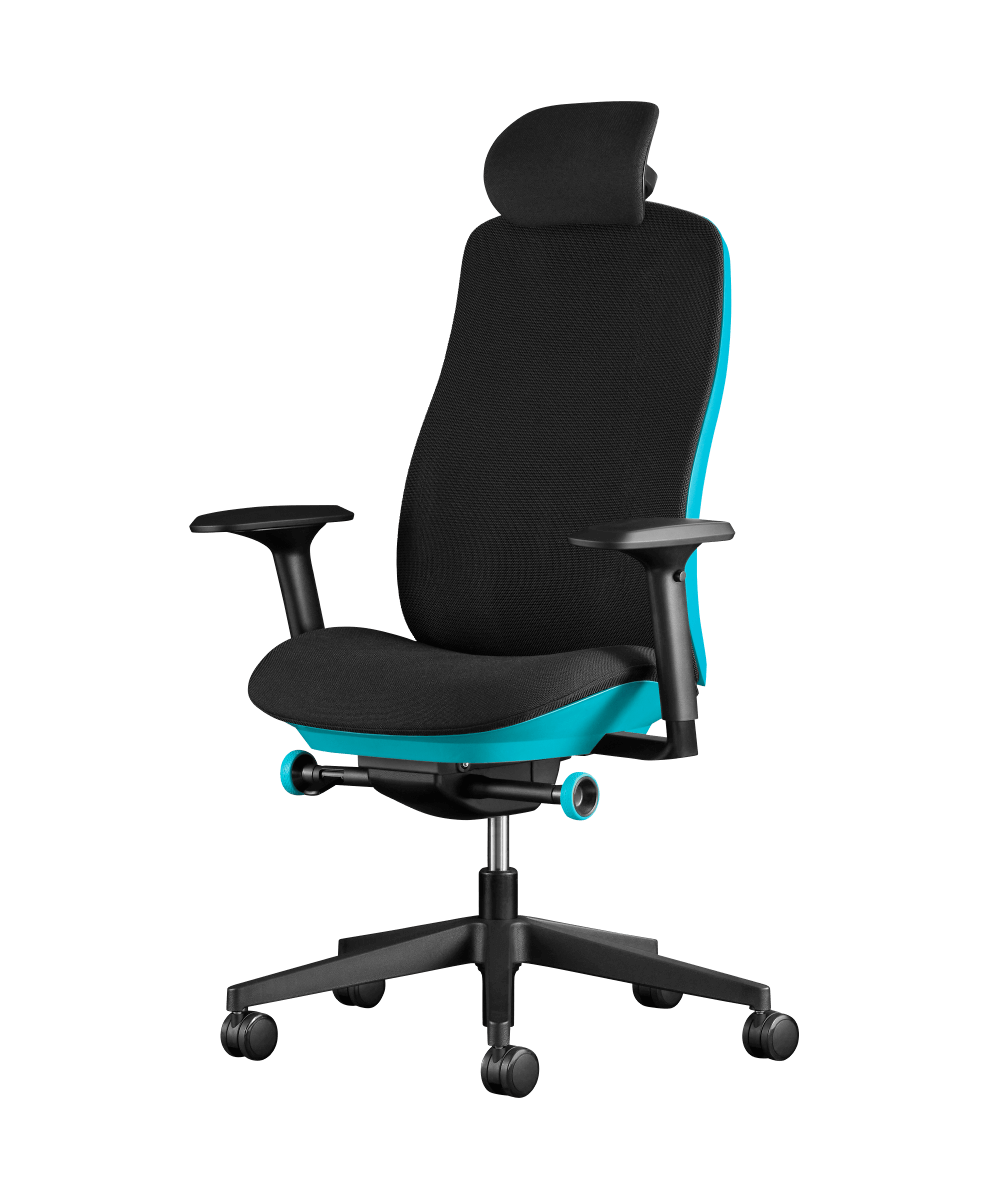 Vantum gamingstoel in Abyss Aqua by Herman Miller Gaming