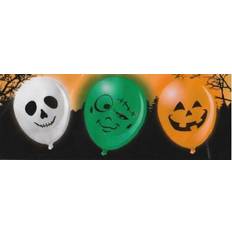 Halloween balloner med LED lys, 3 stk