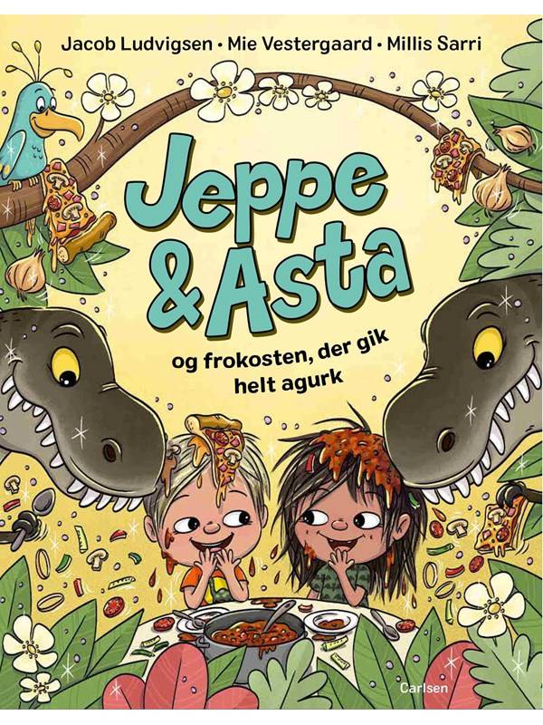 Jeppe og Asta og frokosten der gik helt agurk - Børnebog - Hardcover