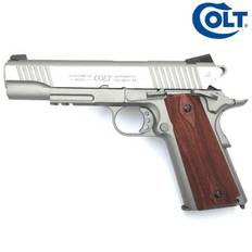 Colt 1911 Rail GBB Co2 Inox 6mm 1J Stainless