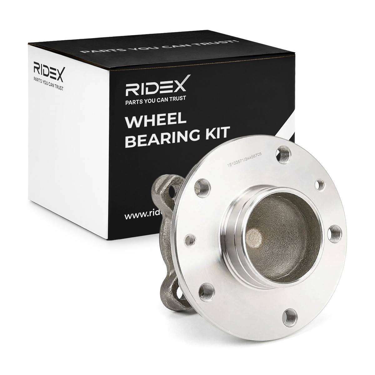 RIDEX 654W1587 Hjullejesæt med integreret ABS-sensor, Felge: 5-hul