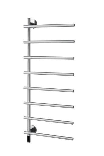 Cassøe Lazio handdukstork, el, 50x120 cm, borstat rostfritt stål