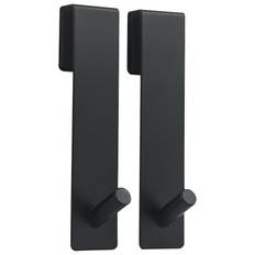 Noko Duschväggkrok Mattsvart 2-pack