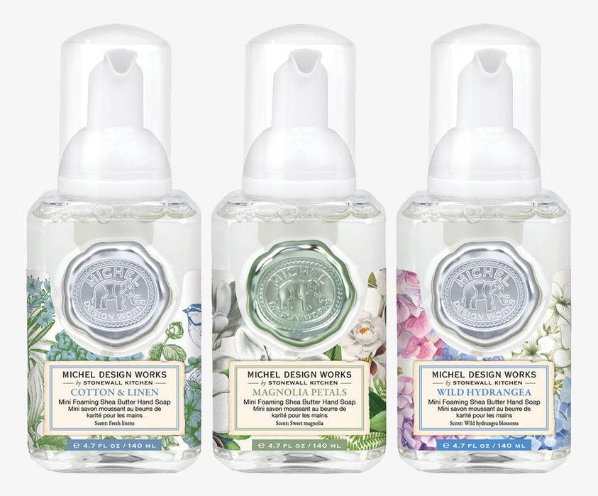 Skumtvål 3-Pack Cotton & Linnen, Magnolia Petals, Wild Hydrangea