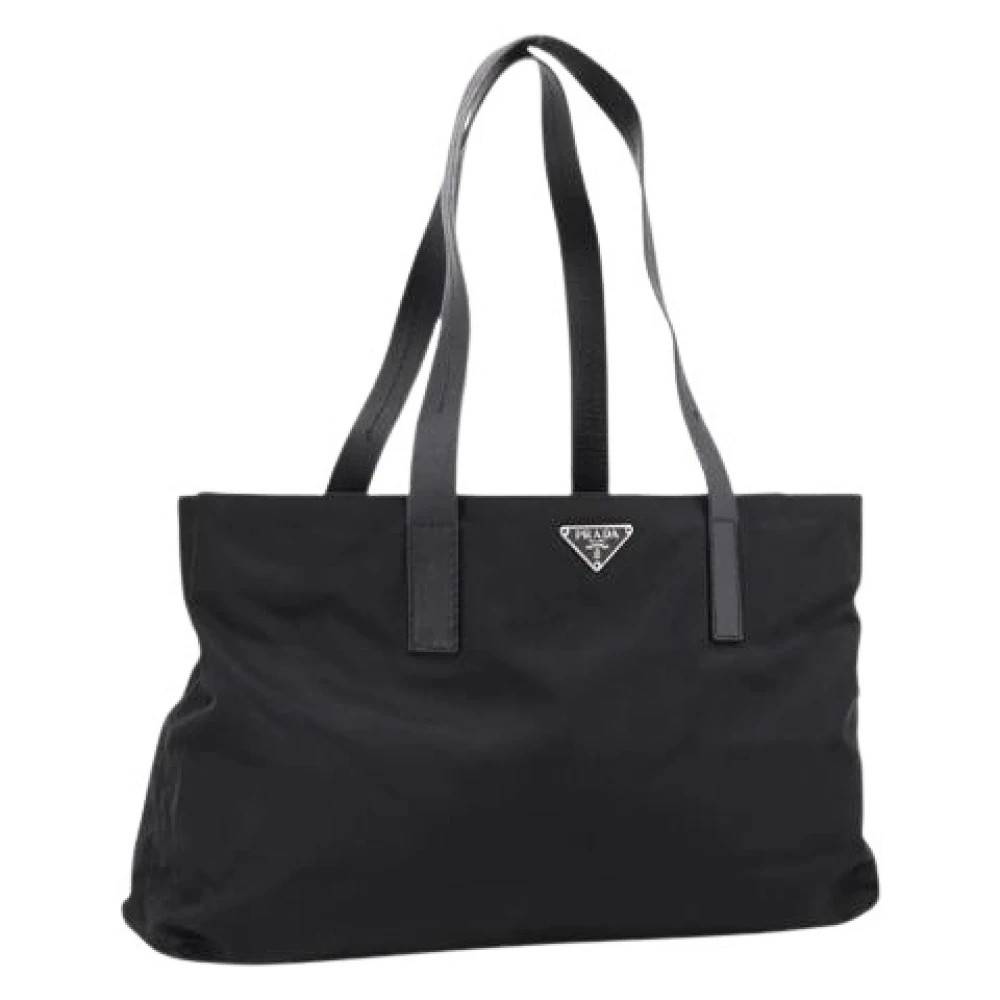Prada Vintage Pre-owned Vintage Tote Bag - Vintage - Dame - Sort - ONE SIZE - Nylon