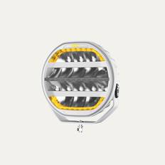 OZZ XR3 P9" 65 LED extraljus med varningsljus vit - Vit/Orange