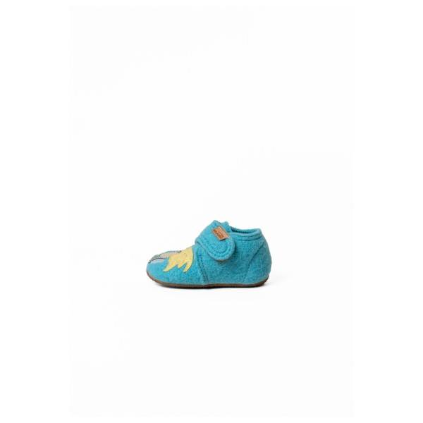 Living Kitzbühel Kids' Snow Princess Hook-and-Loop Shoes Hjemmesko Børn størrelse 23 farve turkis