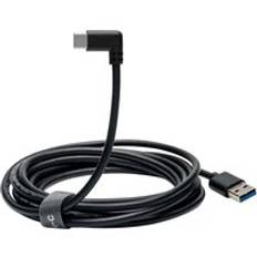 5m/3m höghastighets usb 3.1 typ c datakabel för oculus quest länk vr headset förlängningskabel snabbladdning usb-a till typ-c - 3 meter