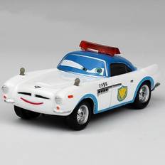 Biler Disney Pixar Cars 2 Legetøj Lynet McQueen Sheriff Mett Legering Metal Modelbil 1:55 Metal Legetøjsbil Drenge Børns Gave